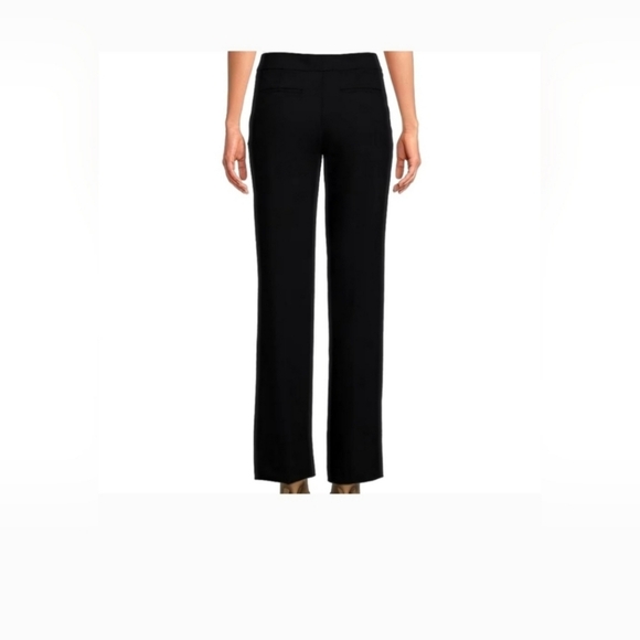 NWT Calvin Klein Classic Fit Trouser Leg Stretch Luxe, Size:10, Color: Black - Picture 3 of 12
